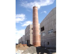 山東新建水泥煙囪100米-- 江蘇省三里港高空建設防腐公司