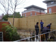 竹籬笆墻 竹門樓 竹圍墻 竹涼亭 竹長廊-- 上海艾維福勞園藝有限公司