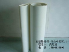 青島白色食品安全無(wú)毒輸送帶首選青島宏基-- 青島宏基橡膠有限公司