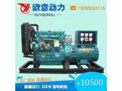 30kw濰坊柴油發電機組配件批發 備用靜音農用高壓重慶發電機組散熱器廠家直銷價格 小型柴油機-- 濰坊歐意動力機械有限公司