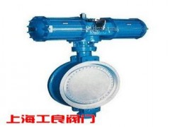 D671-16C氣動(dòng)對(duì)夾式硬密封蝶閥-- 上海工良閥門廠