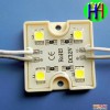 LED廣告模組5050四燈膠殼 4燈方形塑