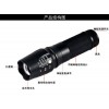 CREE T6升級L2伸縮變焦手電筒