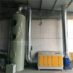 江西環(huán)保廠家噴漆房水噴淋凈化塔廢氣
