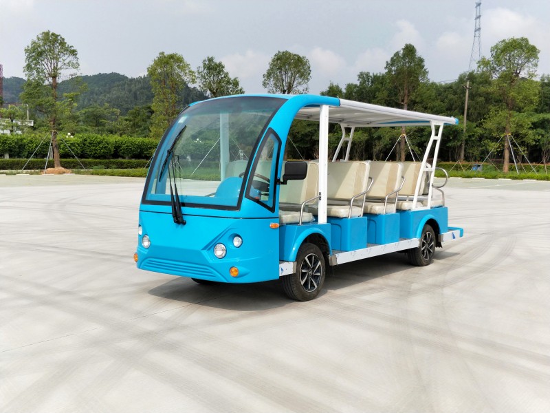 14座電動(dòng)觀光車，九寨溝景區(qū)游覽車，14座旅游車-- 渭南克里斯特商貿(mào)有限公司