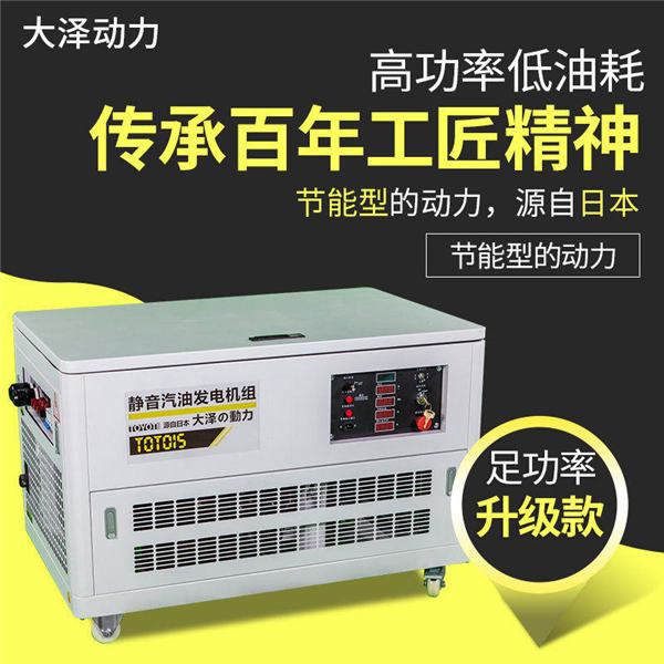 大澤靜音15千瓦無刷汽油發(fā)電機(jī)組廠家-- 上海豹羅實(shí)業(yè)有限公司