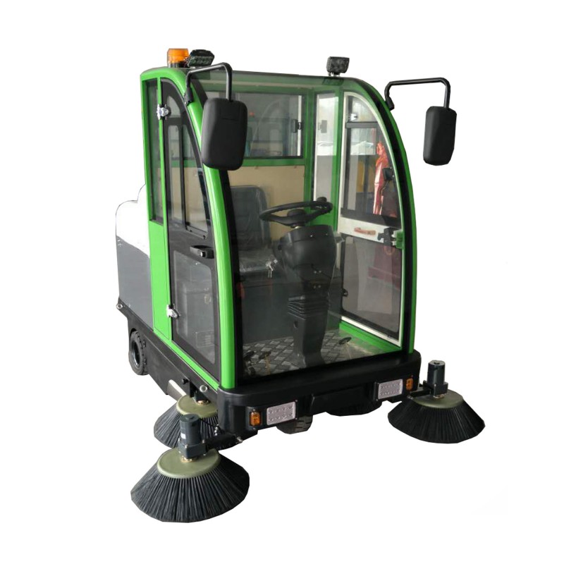 全封閉電動掃地車2000大型工業專用地面清掃車-- 山東美卓工程機械有限公司