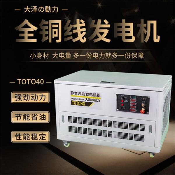 四缸靜音40kw無刷汽油發電機組-- 上海豹羅實業有限公司