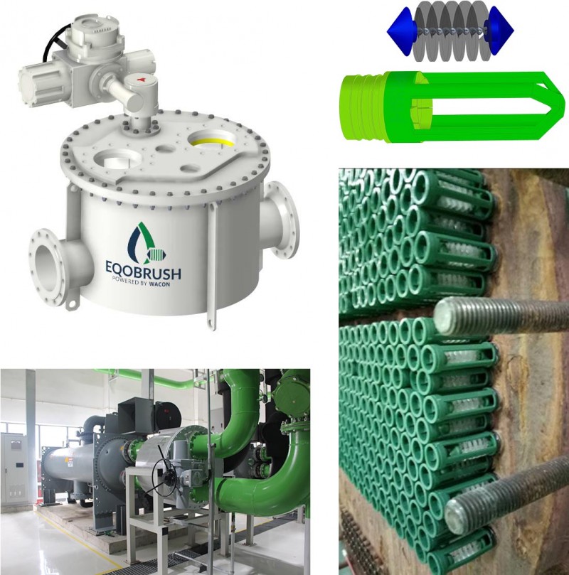冷水機組冷凝器毛刷自動在線清洗廣州偉控EQB-- 廣州偉控科技發(fā)展有限公司