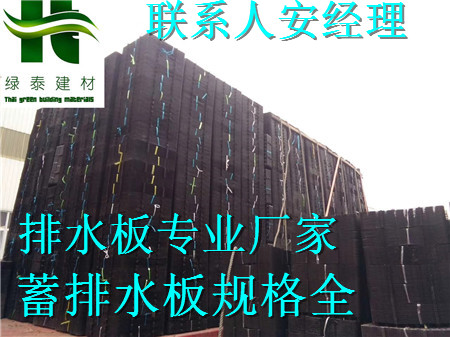 珠海3公分蓄排水板\惠州車庫(kù)排水板2公分高度-- 泰安市澤瑞土工材料有限公司