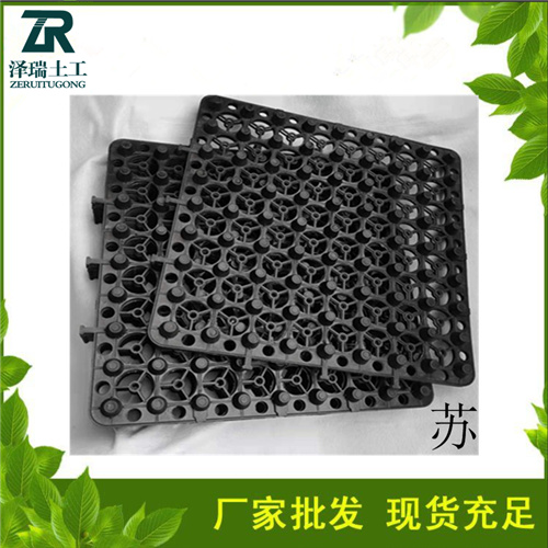 陜西車庫(kù)綠化植草格漢中12高濾水板-- 泰安市澤瑞排土工材料有限公司