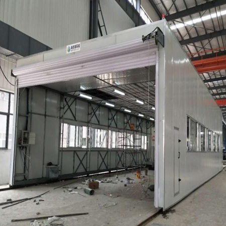 32m×15m×8m整體移動噴漆房方案-- 山東新邁節能環保科技有限公司