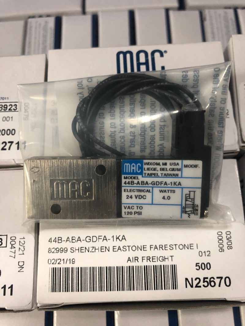 美國MAC型號34B-ABA-GDFA-1KA電磁閥-- 美國MAC閥門（中國）總公司