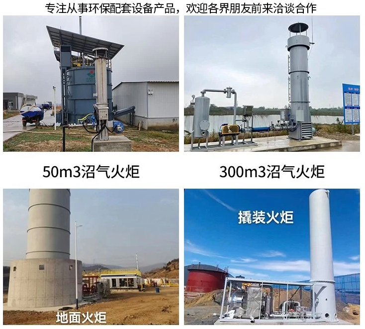 能源環保使用迪探科技地面沼氣火炬-- 上海迪探節能科技有限公司
